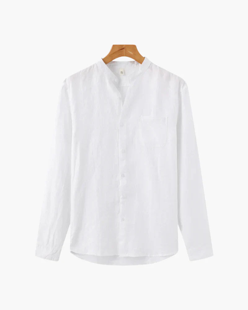 Camisa esencial de lino Vernier