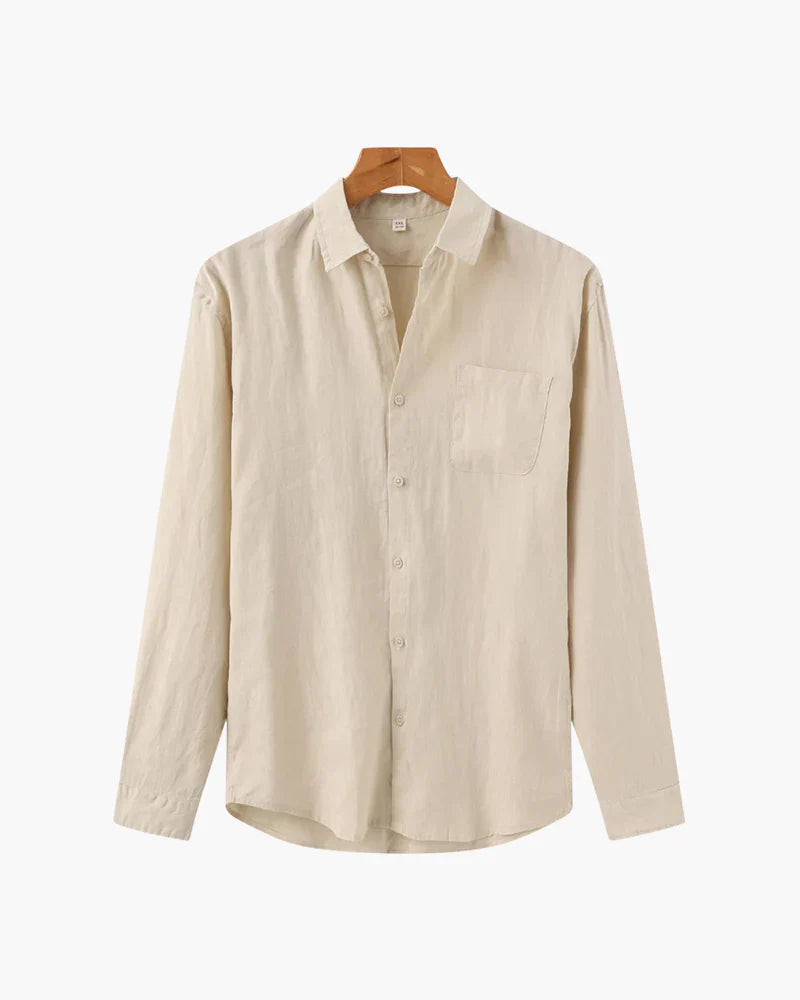 Camisa esencial de lino Vernier
