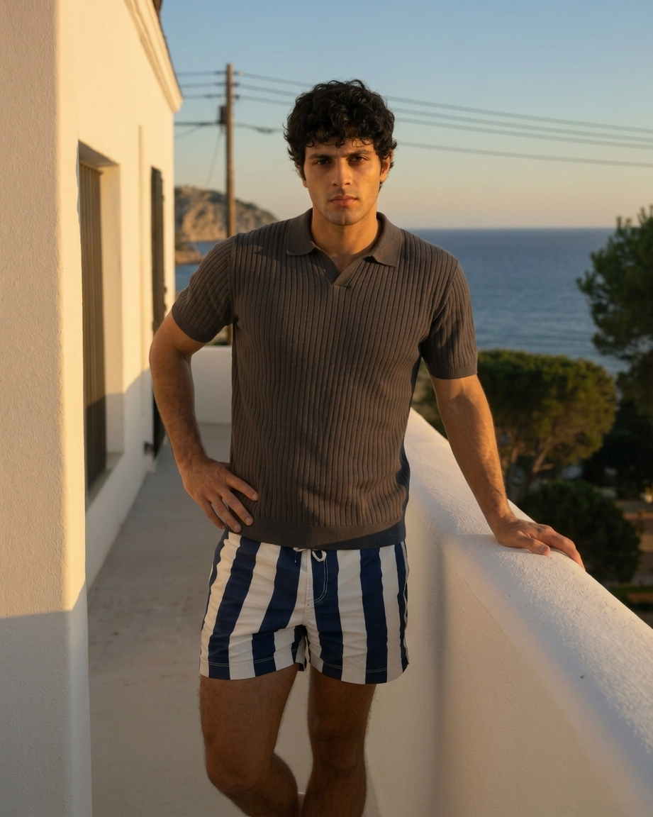 Vernier Knit Polo - Classic