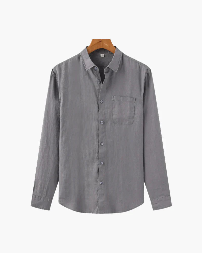 Camisa esencial de lino Vernier
