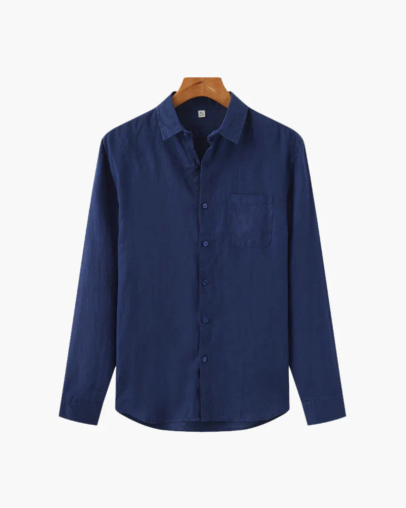 Camisa esencial de lino Vernier