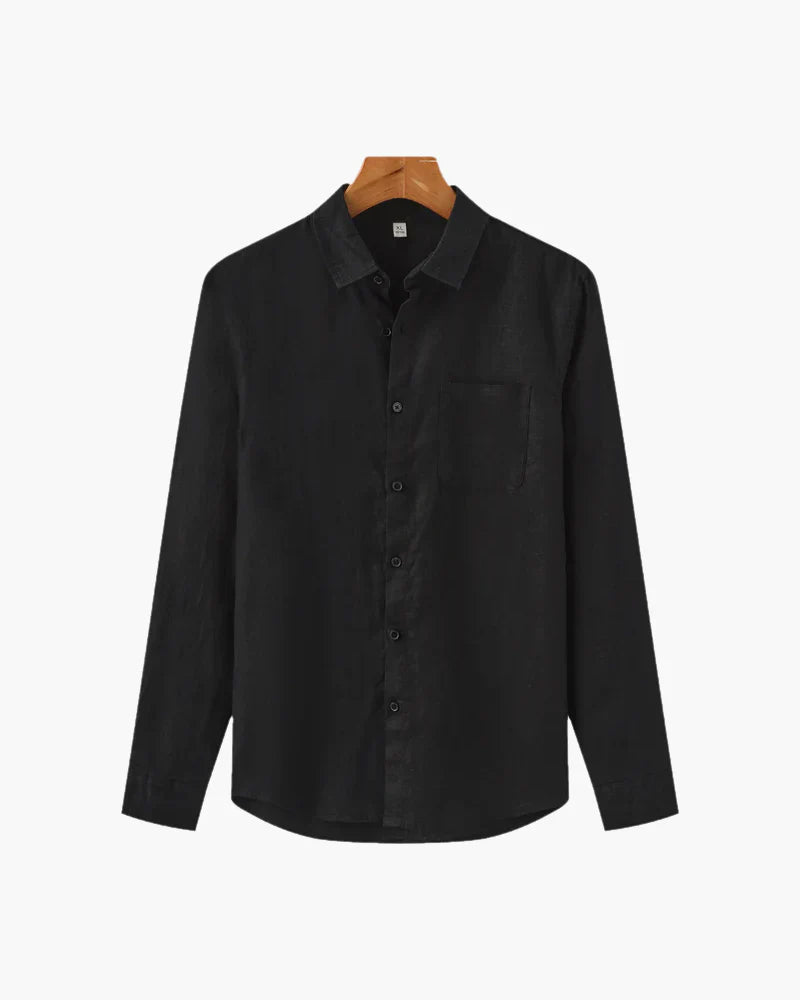 Camisa esencial de lino Vernier