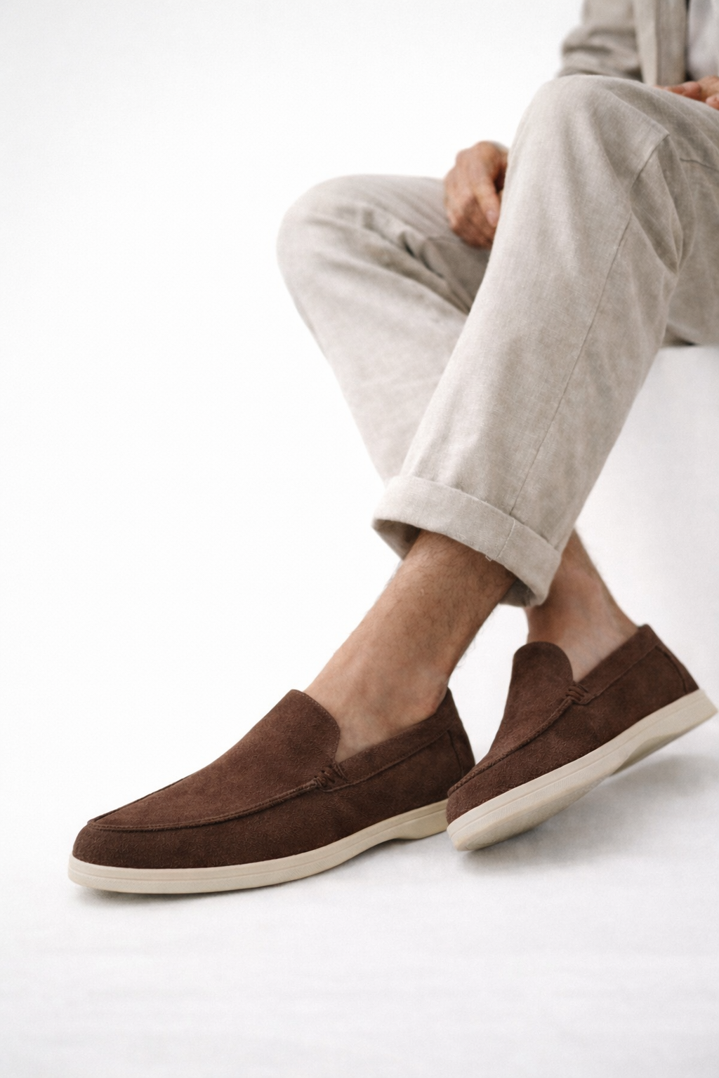 Vernier Classic Suede Loafers