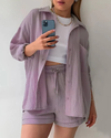 Conjunto coordinado arrugado Santorini