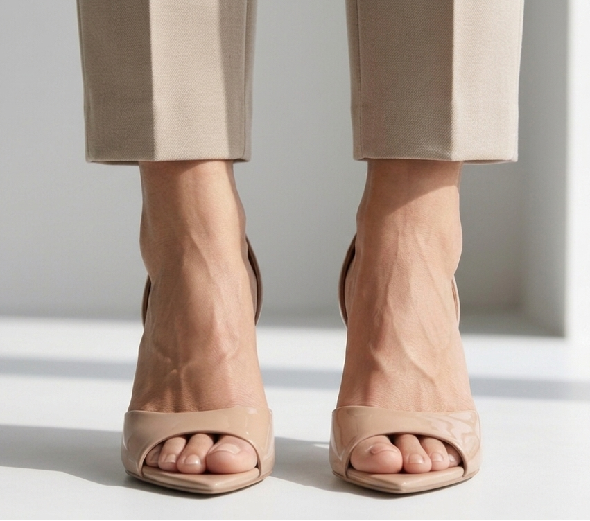 Vernier Heeled Sandals