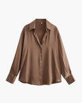 Blusa de satén Éclat Vernier