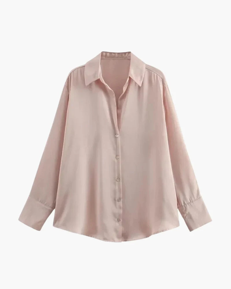 Blusa de satén Éclat Vernier