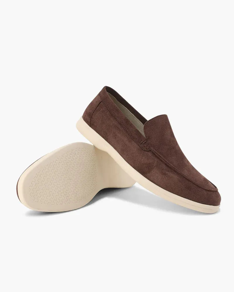 Vernier Classic Suede Loafers