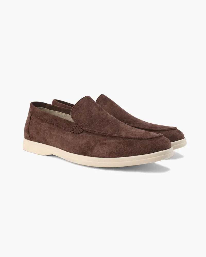 Vernier Classic Suede Loafers