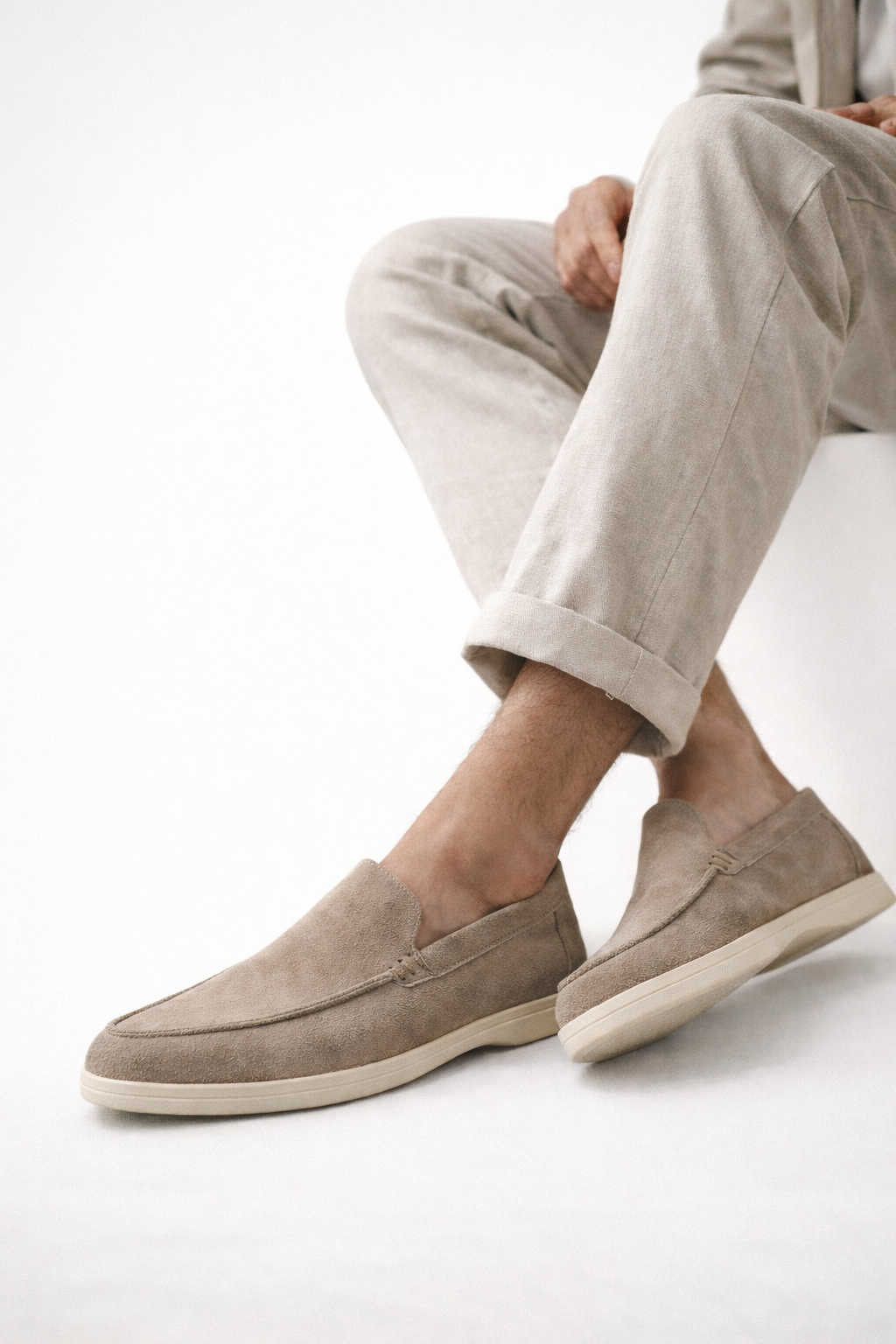 Vernier Classic Suede Loafers
