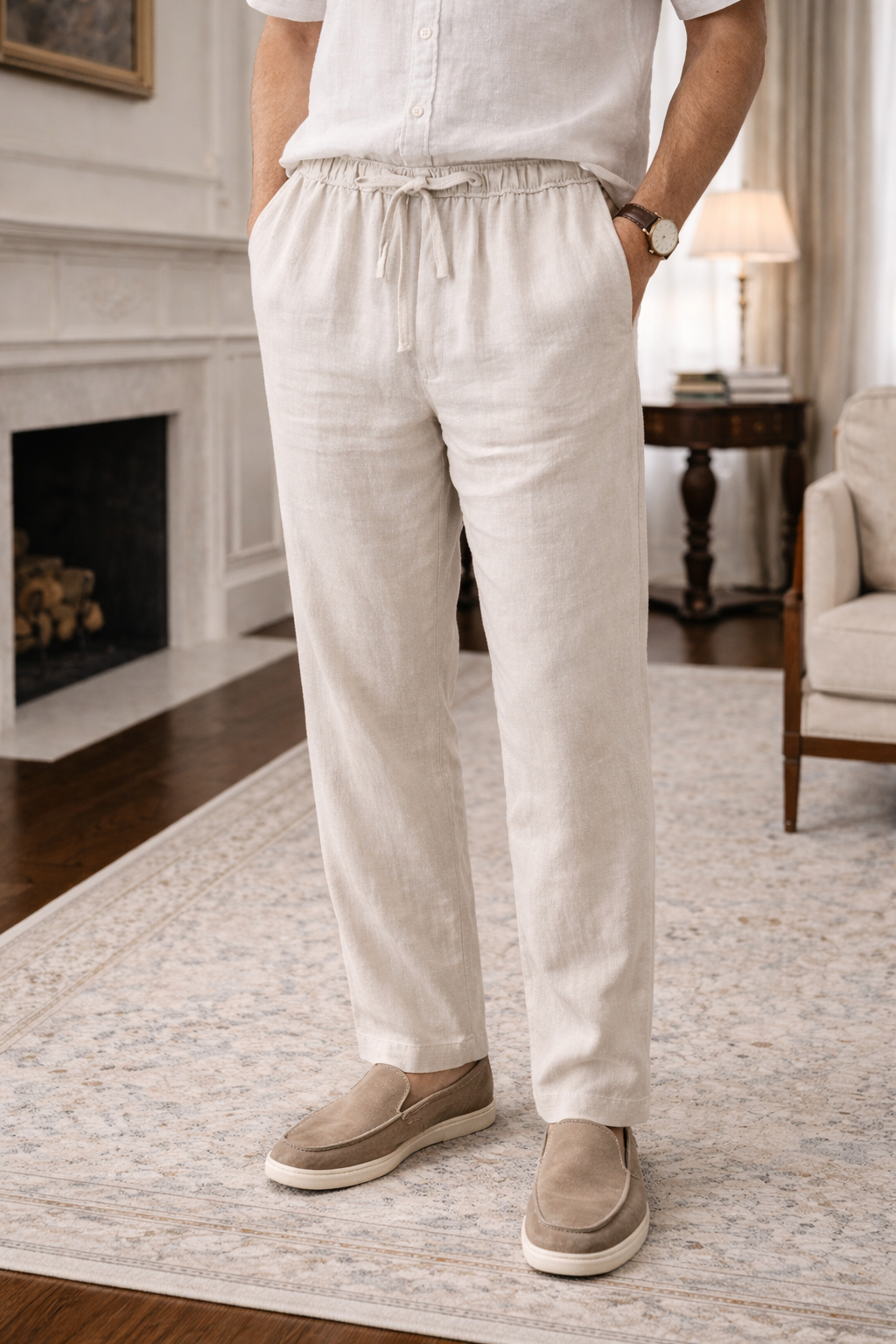 Vernier Linen Trousers - Core Collection