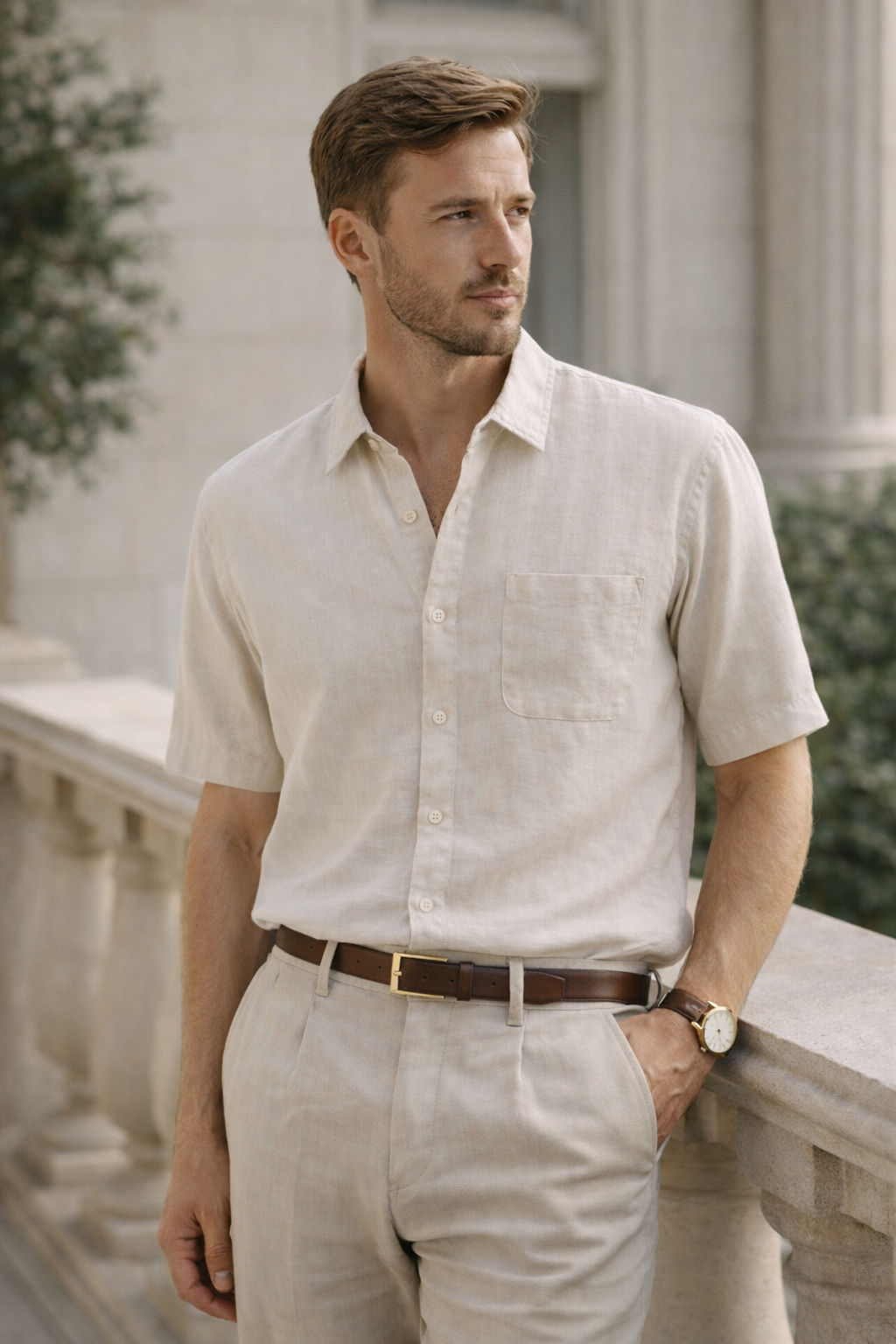 Vernier Linen Shirt — Core Collection