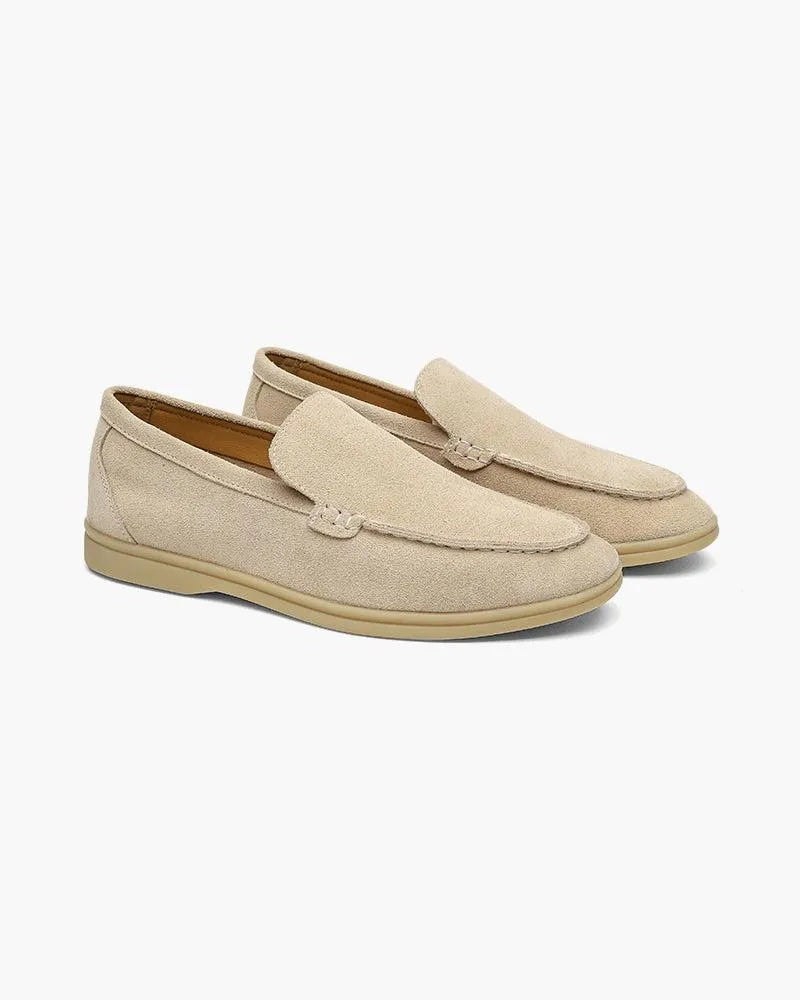 Vernier Signature Suede Loafers