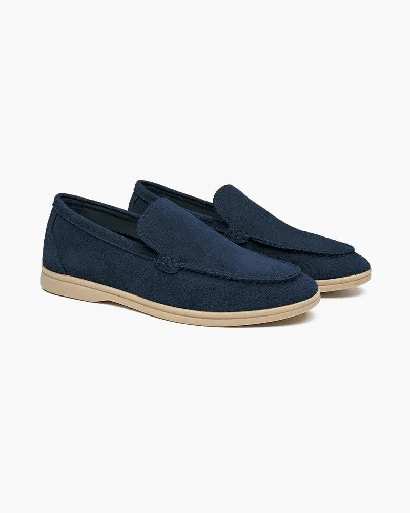 Vernier Signature Suede Loafers