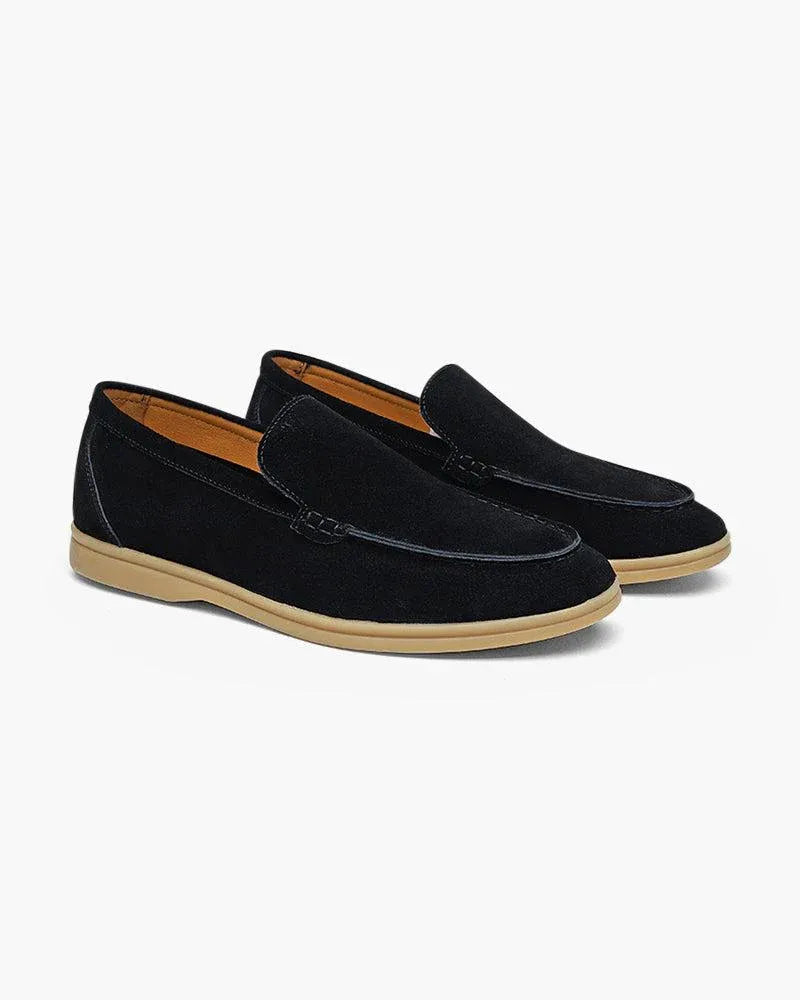 Vernier Signature Suede Loafers