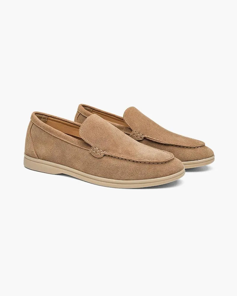 Vernier Signature Suede Loafers