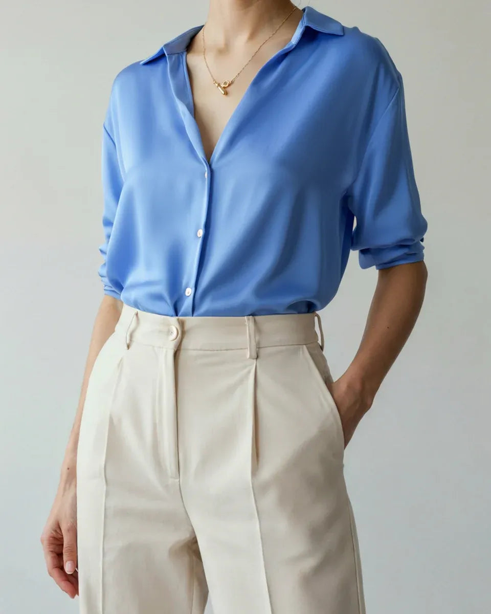 Vernier Silk Shirt