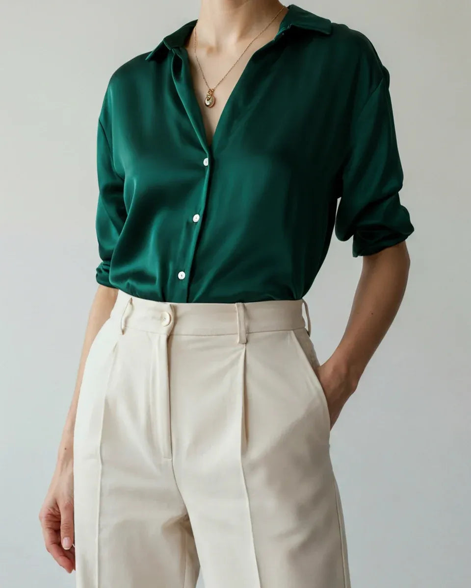 Vernier Silk Shirt