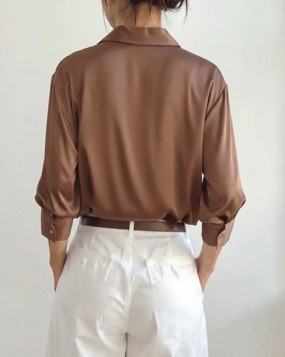 Vernier Silk Shirt